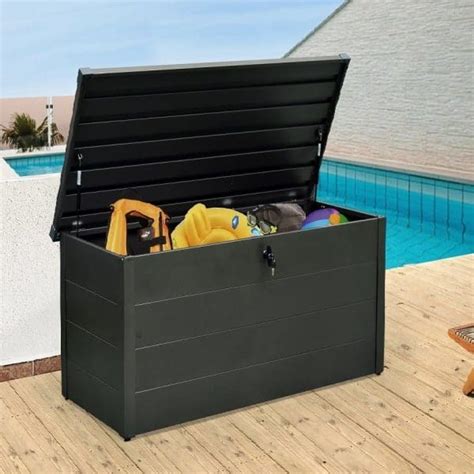 steel storage box small|metal outside storage boxes.